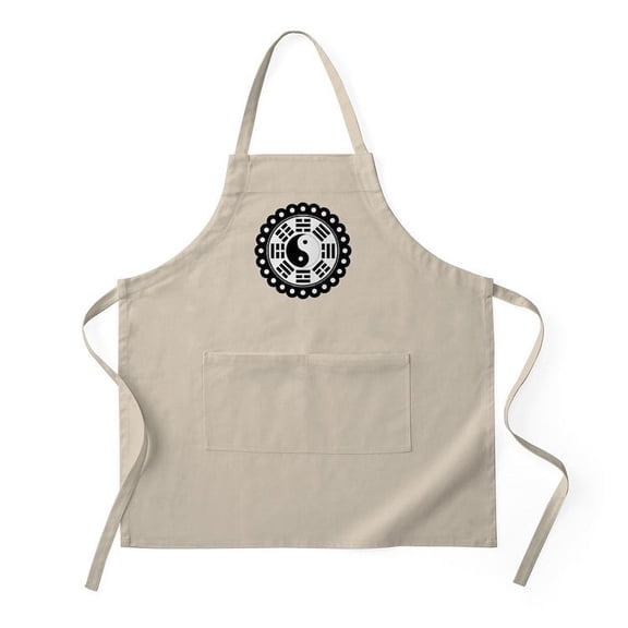 CafePress - Trigram Symbol BBQ - Kitchen Apron with Pockets, Grilling Apron, Baking Apron