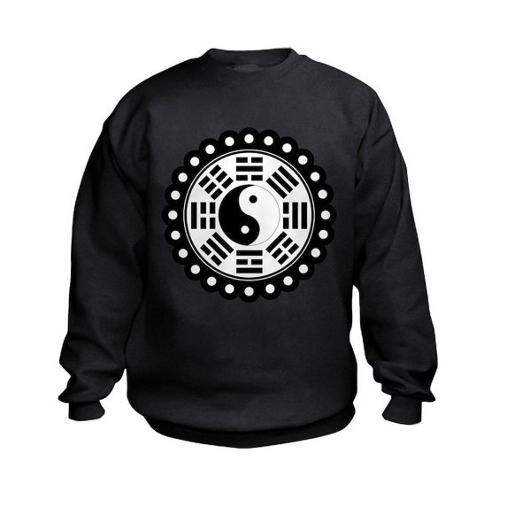 CafePress - Trigram Symbol Kids Sweatshirt - Kids Sweatshirt, Youth Crew Neck Sweatshirt