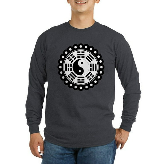 CafePress - Trigram Symbol Long Sleeve Dark T Shirt - Long Sleeve Dark T-Shirt