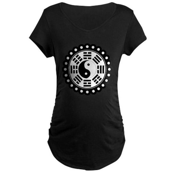 CafePress - Trigram Symbol Maternity Dark T Shirt - Maternity Dark T-Shirt