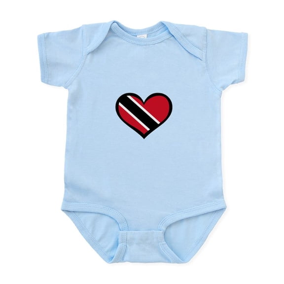 CafePress - Trinidad Love Infant Bodysuit - Baby Light Bodysuit, Size Newborn - 24 Months