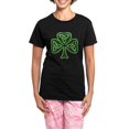 thumbnail image 1 of CafePress - Trinity Shamrock Women's Dark Pajamas - Women's Short Sleeve Print T-Shirt and Pants Dark Cotton Pajama Set, 1 of 7