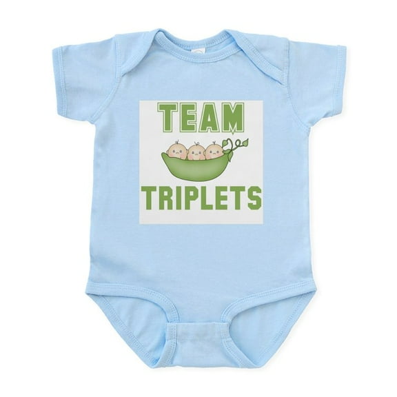 CafePress - Triplets Infant Bodysuit - Baby Light Bodysuit, Size Newborn - 24 Months