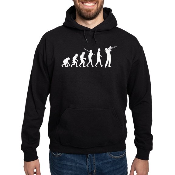 CafePress - Trombone Player Hoodie (Dark) - Pullover Hoodie, Classic, Comfortable Hooded Sweatshirt