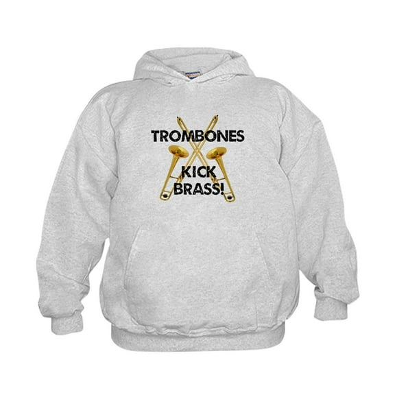 CafePress - Trombones Kick Brass Hoodie - Kids Hooded Sweatshirt, Classic Hoodie