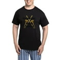 thumbnail image 1 of CafePress - Trombones Kick Brass Men's Dark Pajamas - Men's Dark Loose Fit Cotton Pajama Set, 1 of 7