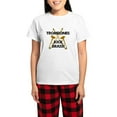 thumbnail image 1 of CafePress - Trombones Kick Brass Pajamas - Women's Short Sleeve Print T-Shirt and Pants Light Cotton Pajama Set, 1 of 7