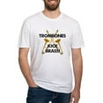 thumbnail image 1 of CafePress - Trombones Kick Brass T Shirt - Fitted T-Shirt, Vintage Fit Soft Cotton Tee, 1 of 4
