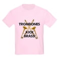 thumbnail image 1 of CafePress - Trombones Kick Brass T Shirt - Light T-Shirt Kids XS-XL, 1 of 4