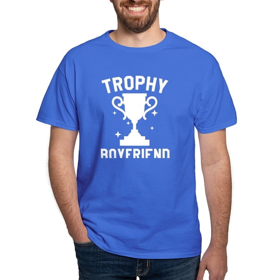 CafePress - Trophy Boyfriend Dark T Shirt - Men's Classic Graphic Cotton T-Shirt