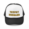 thumbnail image 1 of CafePress - Trophy Husband - Adjustable Unisex Printed Trucker Hat with Mesh Back, 1 of 8