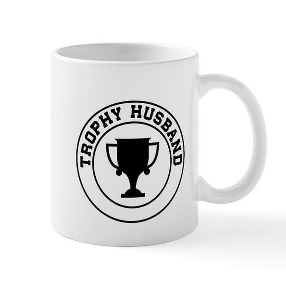 CafePress - Trophy Husband Mugs - 11 oz Ceramic Mug - Novelty Coffee Tea Cup