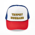 thumbnail image 1 of CafePress - Trophy Husband - Adjustable Unisex Printed Trucker Hat with Mesh Back, 1 of 10