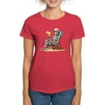 thumbnail image 1 of CafePress - Tropical Beach Summerween Skeleton Women's Value T Shirt - Women's Traditional Fit Dark T-Shirt, 1 of 4