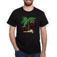 thumbnail image 1 of CafePress - Tropical Christmas Dark T Shirt - Men's Classic Graphic Cotton T-Shirt, 1 of 4