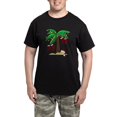 thumbnail image 1 of CafePress - Tropical Christmas Men's Dark Pajamas - Men's Dark Loose Fit Cotton Pajama Set, 1 of 7