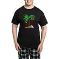thumbnail image 1 of CafePress - Tropical Christmas Men's Dark Pajamas - Men's Dark Loose Fit Cotton Pajama Set, 1 of 7