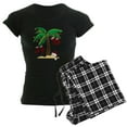 thumbnail image 1 of CafePress - Tropical Christmas - Women's Dark Pajamas, 1 of 4