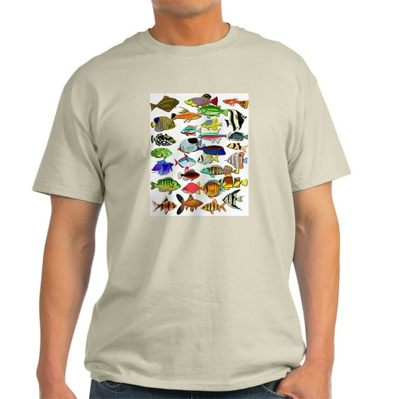 CafePress - Tropical Fish ~ Light T Shirt - Men's Classic Graphic T-Shirt