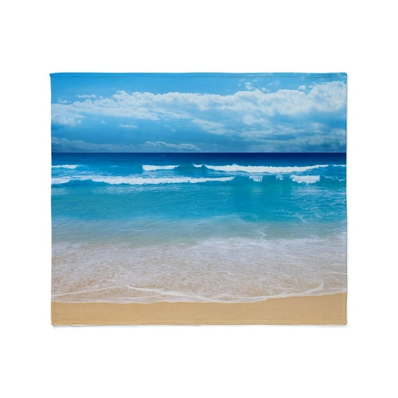 CafePress - Tropical Wave Throw Blanket - Soft Fleece Throw Blanket, 50"x60" for All Ages