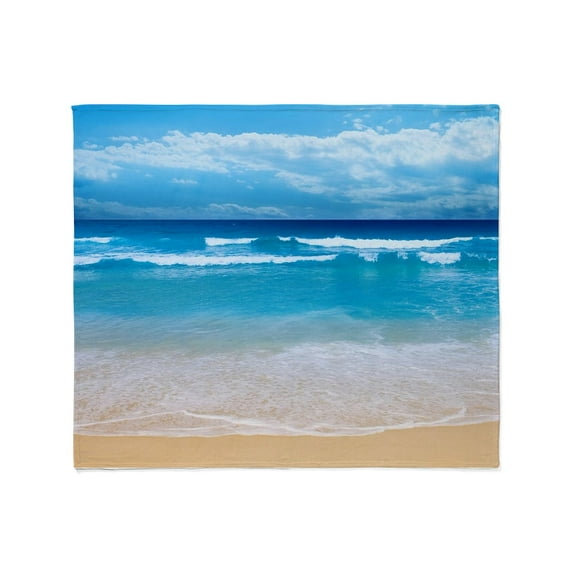 CafePress - Tropical Wave Throw Blanket - Soft Fleece Throw Blanket, 50"x60" for All Ages