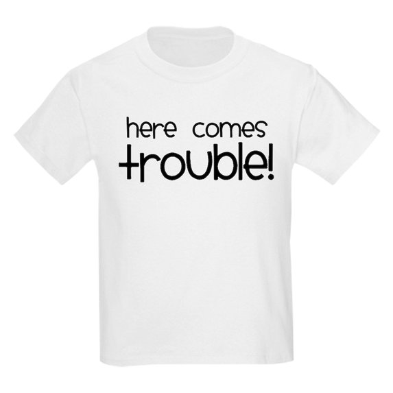 CafePress - Trouble T Shirt - Light T-Shirt Kids XS-XL