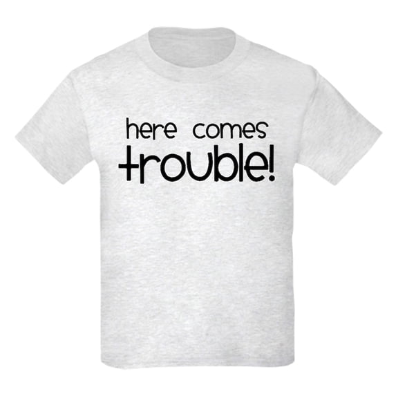 CafePress - Trouble T Shirt - Light T-Shirt Kids XS-XL