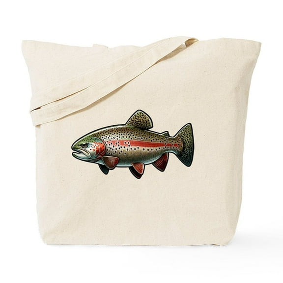 CafePress - Trout Fish - Unisex Canvas Tote Bag, Beige, 1-Piece