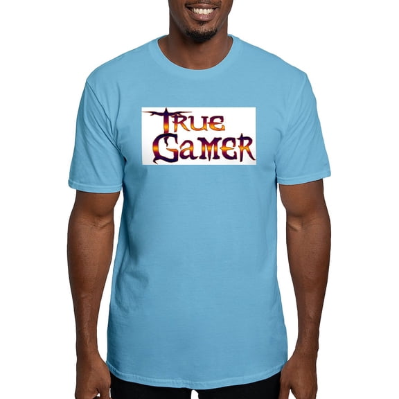 CafePress - True Gamer Fitted T Shirt - Fitted T-Shirt, Vintage Fit Soft Cotton Tee