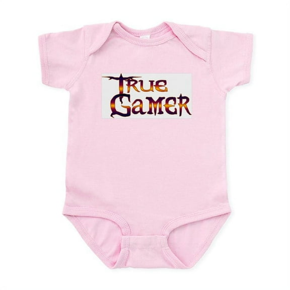 CafePress - True Gamer Infant Creeper - Baby Light Bodysuit, Size Newborn - 24 Months