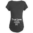 thumbnail image 1 of CafePress - True Love Maternity T Shirt - Maternity Dark T-Shirt, 1 of 3