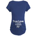 thumbnail image 1 of CafePress - True Love Maternity T Shirt - Maternity Dark T-Shirt, 1 of 3