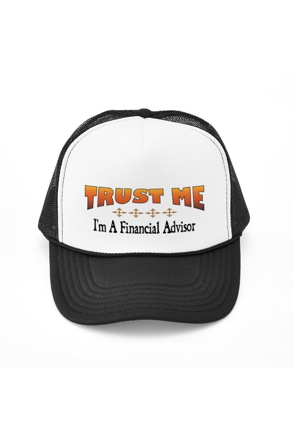 - Trust Financial Advisor - Adjustable Unisex Printed Trucker Hat with Mesh Back