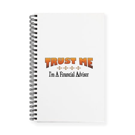CafePress - Trust Financial Advisor Journal - Spiral Bound Journal Notebook, Personal Diary Graph