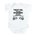 thumbnail image 1 of CafePress - Trust Me, I'm An Engineer Funny Body Suit - Baby Light Bodysuit, Size Newborn - 24 Months, 1 of 4