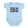 thumbnail image 1 of CafePress - Trust Me My Dad Is A Lawyer Body Suit - Baby Light Bodysuit, Size Newborn - 24 Months, 1 of 4