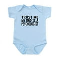 thumbnail image 1 of CafePress - Trust Me My Dad Is A Psychologist Body Suit - Baby Light Bodysuit, Size Newborn - 24 Months, 1 of 4