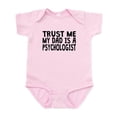 thumbnail image 1 of CafePress - Trust Me My Dad Is A Psychologist Body Suit - Baby Light Bodysuit, Size Newborn - 24 Months, 1 of 4