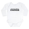thumbnail image 1 of CafePress - Trust Me My Dad's An Engineer Body Suit - Long Sleeve Cotton Baby Bodysuit, 1 of 4