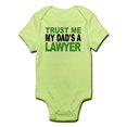 thumbnail image 1 of CafePress - Trust Me My Dads A Lawyer Body Suit - Baby Light Bodysuit, 1 of 1