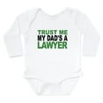 thumbnail image 1 of CafePress - Trust Me My Dads A Lawyer Body Suit - Long Sleeve Cotton Baby Bodysuit, 1 of 4