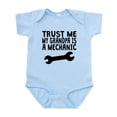 thumbnail image 1 of CafePress - Trust Me My Grandpa Is A Mechanic Body Suit - Baby Light Bodysuit, Size Newborn - 24 Months, 1 of 4