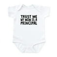 thumbnail image 1 of CafePress - Trust Me My Mom Is A Principal Body Suit - Baby Light Bodysuit, Size Newborn - 24 Months, 1 of 4