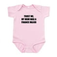 thumbnail image 1 of CafePress - Trust Me My Mom Was A Finance Major Body Suit - Baby Light Bodysuit, Size Newborn - 24 Months, 1 of 4