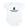 thumbnail image 1 of CafePress - Trust Me My Mom's A Pharmacist Infant Bodysuit - Baby Light Bodysuit, Size Newborn - 24 Months, 1 of 4