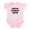 thumbnail image 1 of CafePress - Trust Me My Moms A Doctor Body Suit - Baby Light Bodysuit, Size Newborn - 24 Months, 1 of 4