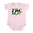 thumbnail image 1 of CafePress - Trust Me My Moms A Therapist Body Suit - Baby Light Bodysuit, Size Newborn - 24 Months, 1 of 4