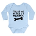thumbnail image 1 of CafePress - Trust Me My Uncle Is A Mechanic Body Suit - Long Sleeve Cotton Baby Bodysuit, 1 of 4