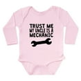 thumbnail image 1 of CafePress - Trust Me My Uncle Is A Mechanic Body Suit - Long Sleeve Cotton Baby Bodysuit, 1 of 4