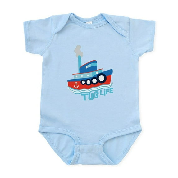 CafePress - Tug Life Tugboat Infant Bodysuit - Baby Light Bodysuit, Size Newborn - 24 Months